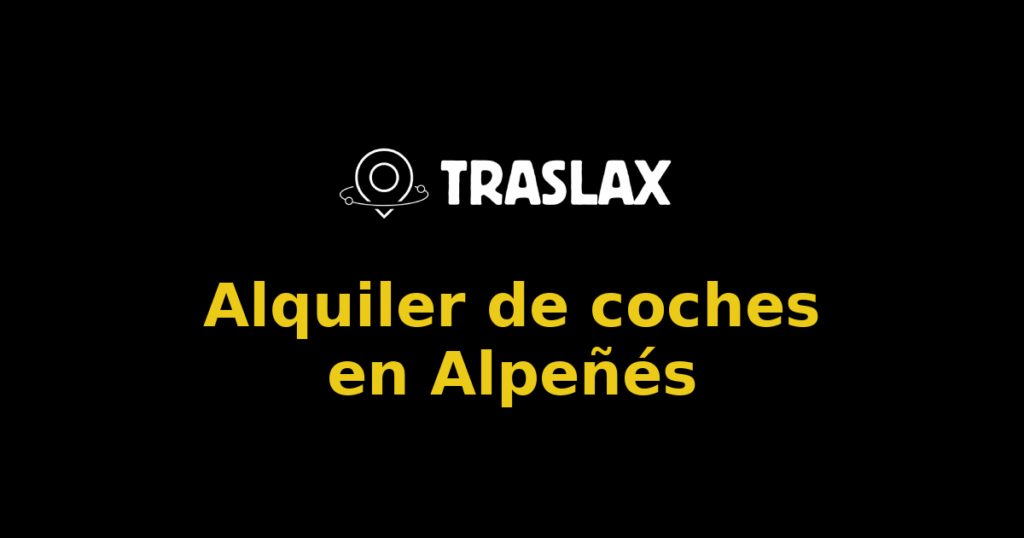 Alquiler de coches en Alpeñés