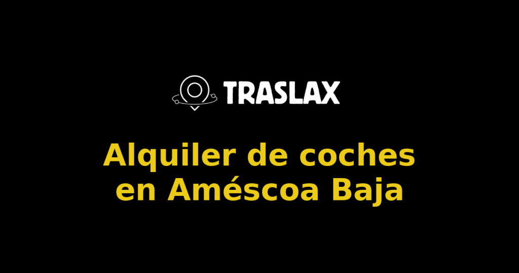 Alquiler de coches en Améscoa Baja
