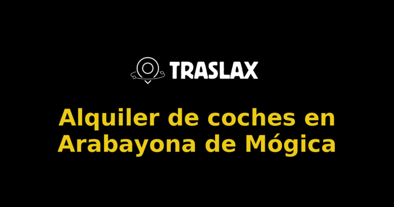 Alquiler de coches en Arabayona de Mógica