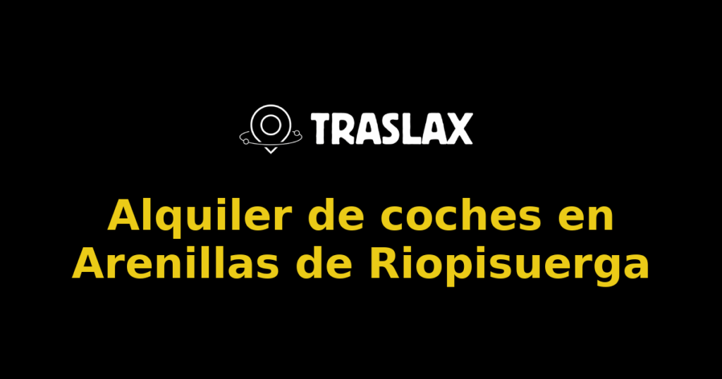 Alquiler de coches en Arenillas de Riopisuerga