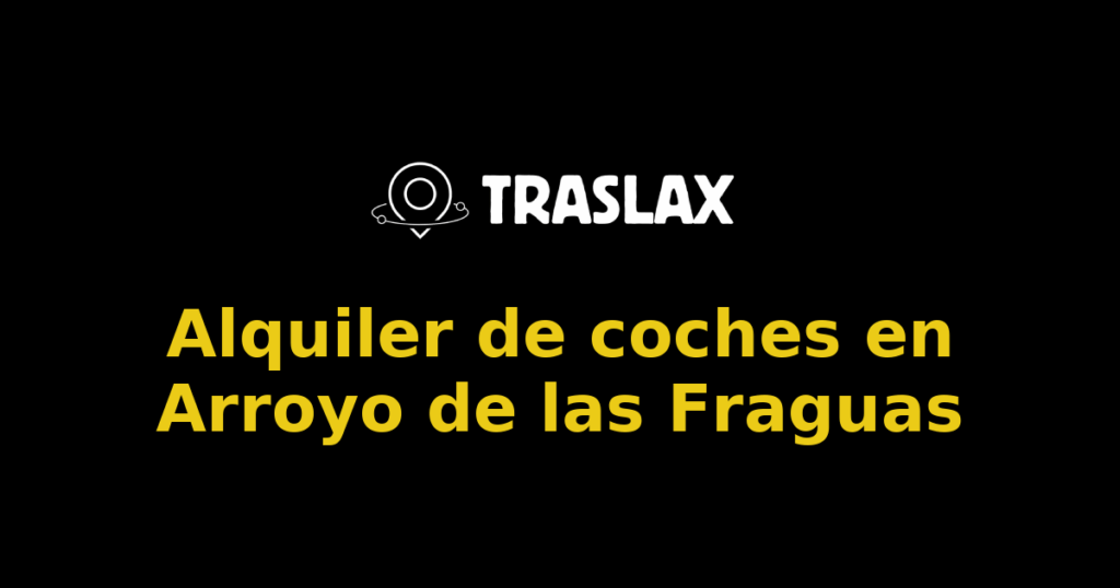 Alquiler de coches en Arroyo de las Fraguas
