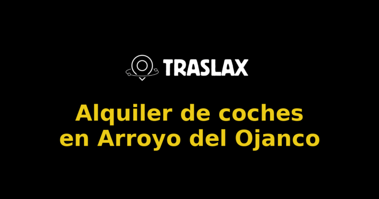 Alquiler de coches en Arroyo del Ojanco
