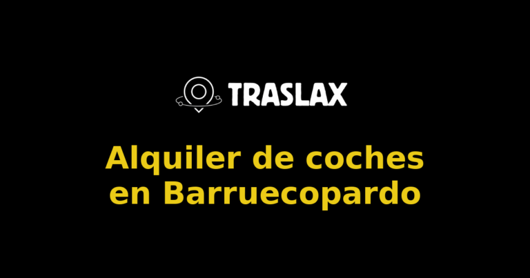 Alquiler de coches en Barruecopardo