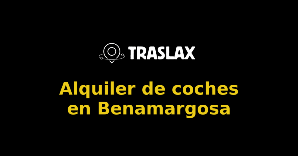 Alquiler de coches en Benamargosa