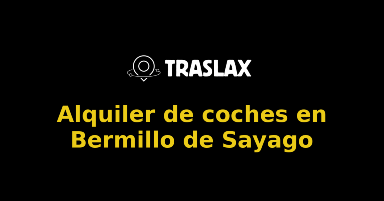 Alquiler de coches en Bermillo de Sayago