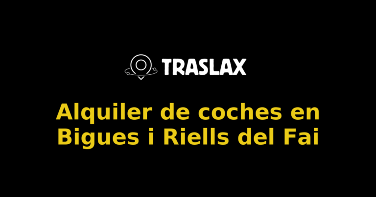 Alquiler de coches en Bigues i Riells del Fai