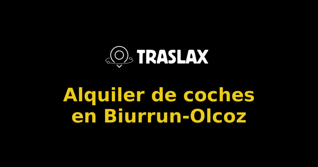 Alquiler de coches en Biurrun-Olcoz