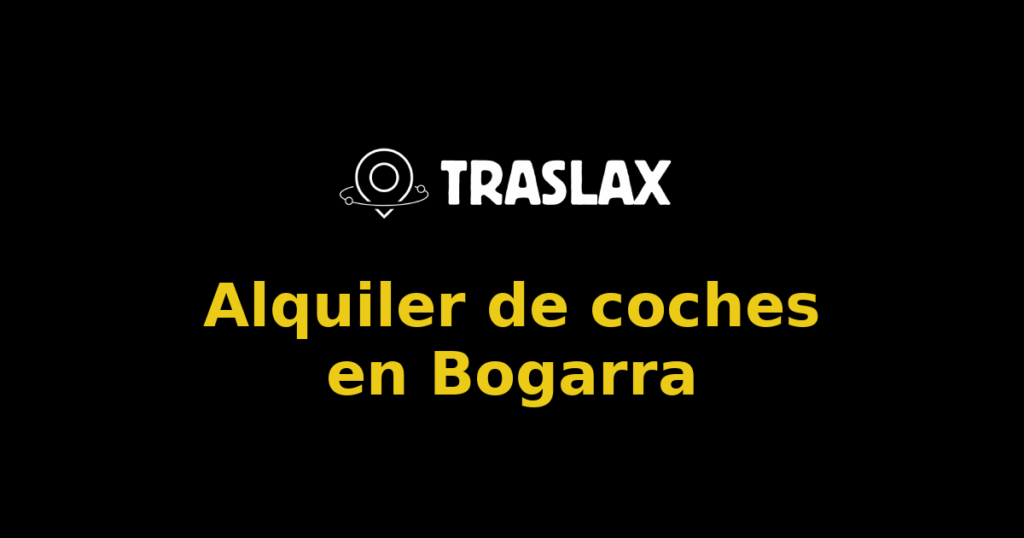 Alquiler de coches en Bogarra