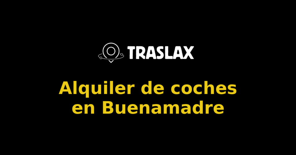 Alquiler de coches en Buenamadre
