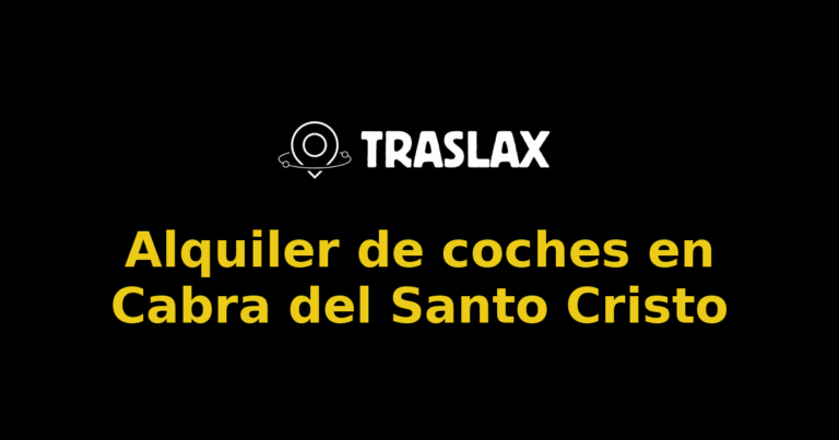 Alquiler de coches en Cabra del Santo Cristo