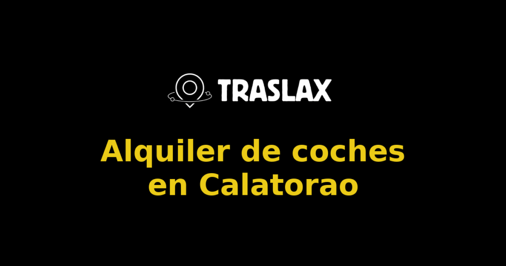 Alquiler de coches en Calatorao