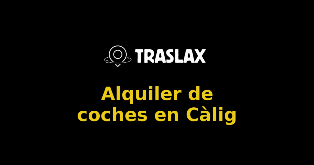 Alquiler de coches en Càlig