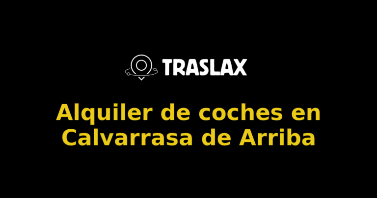 Alquiler de coches en Calvarrasa de Arriba