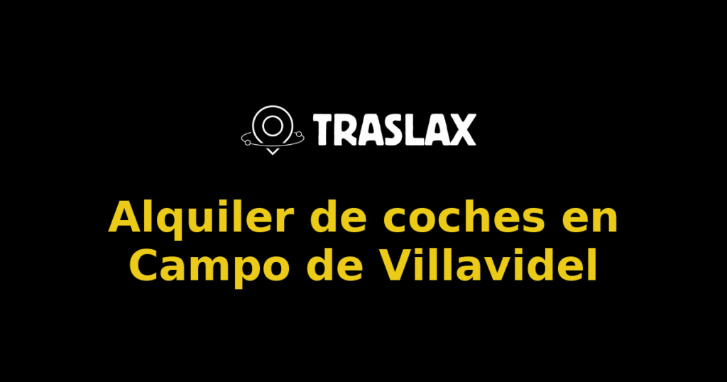 Alquiler de coches en Campo de Villavidel