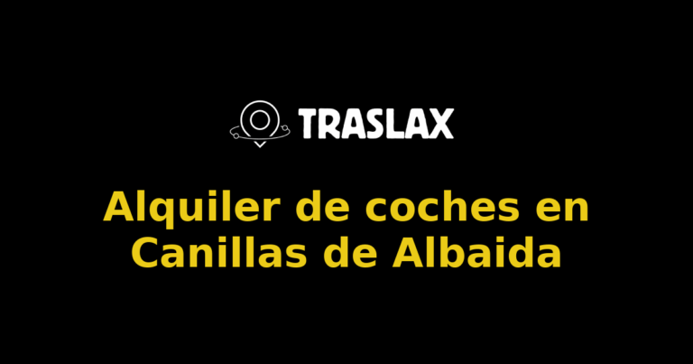 Alquiler de coches en Canillas de Albaida