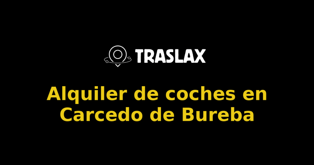 Alquiler de coches en Carcedo de Bureba