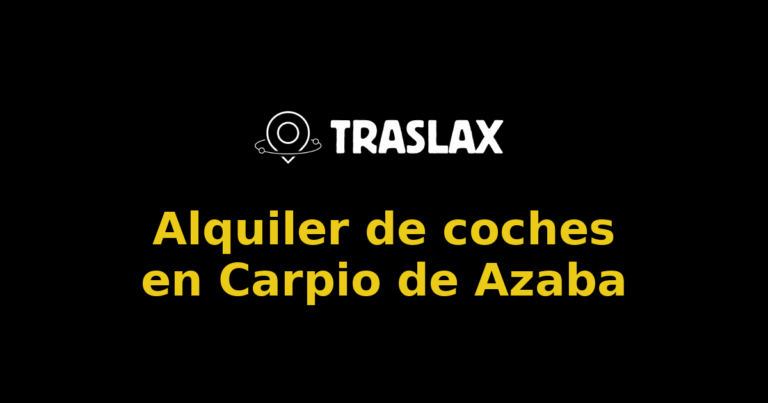 Alquiler de coches en Carpio de Azaba