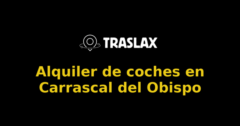 Alquiler de coches en Carrascal del Obispo