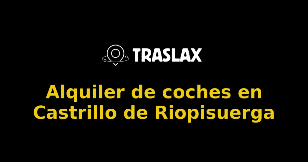Alquiler de coches en Castrillo de Riopisuerga