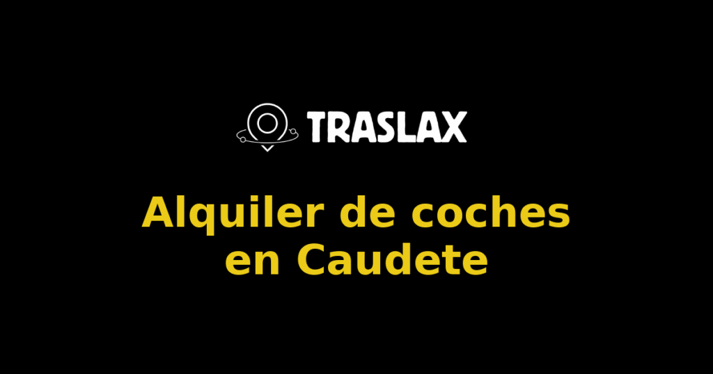 Alquiler de coches en Caudete