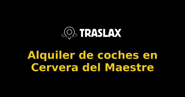 Alquiler de coches en Cervera del Maestre