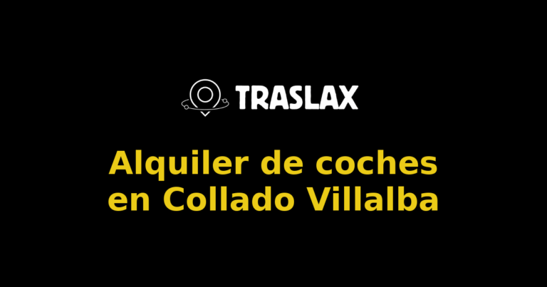 Alquiler de coches en Collado Villalba
