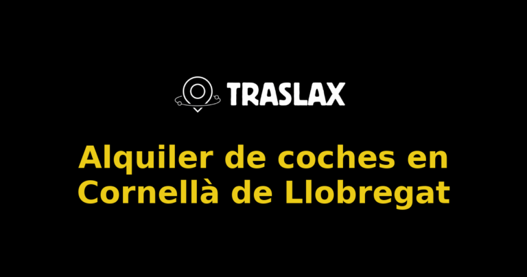 Alquiler de coches en Cornellà de Llobregat