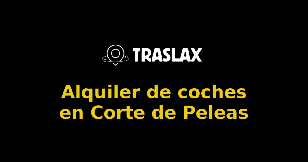 Alquiler de coches en Corte de Peleas