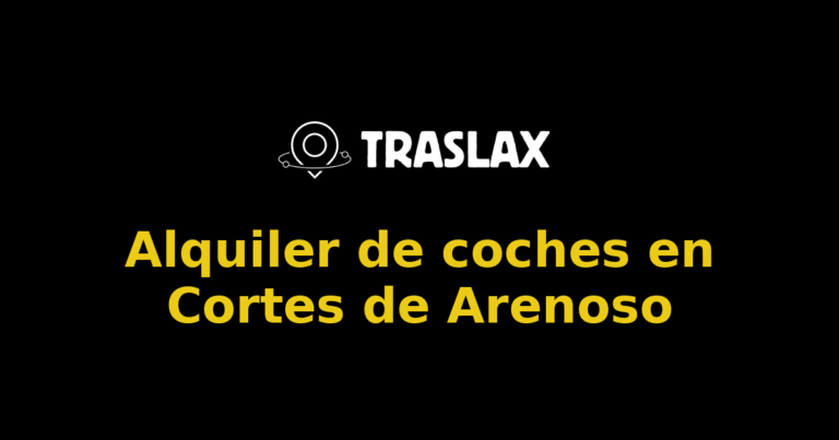 Alquiler de coches en Cortes de Arenoso