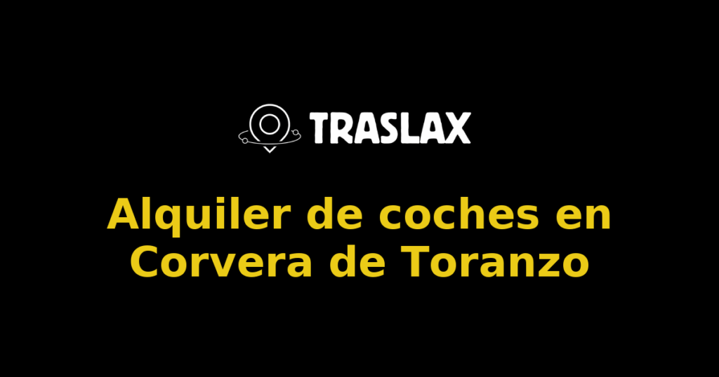 Alquiler de coches en Corvera de Toranzo