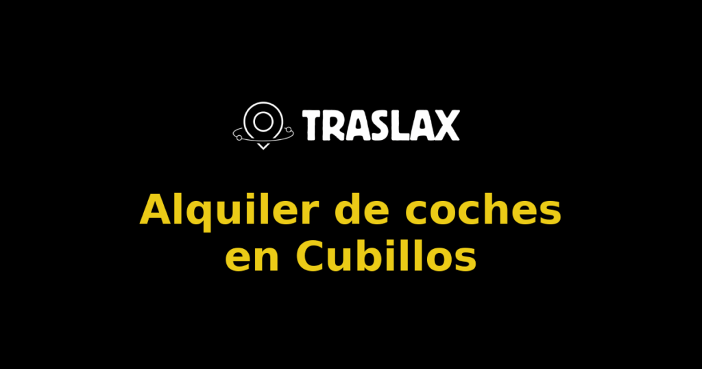 Alquiler de coches en Cubillos