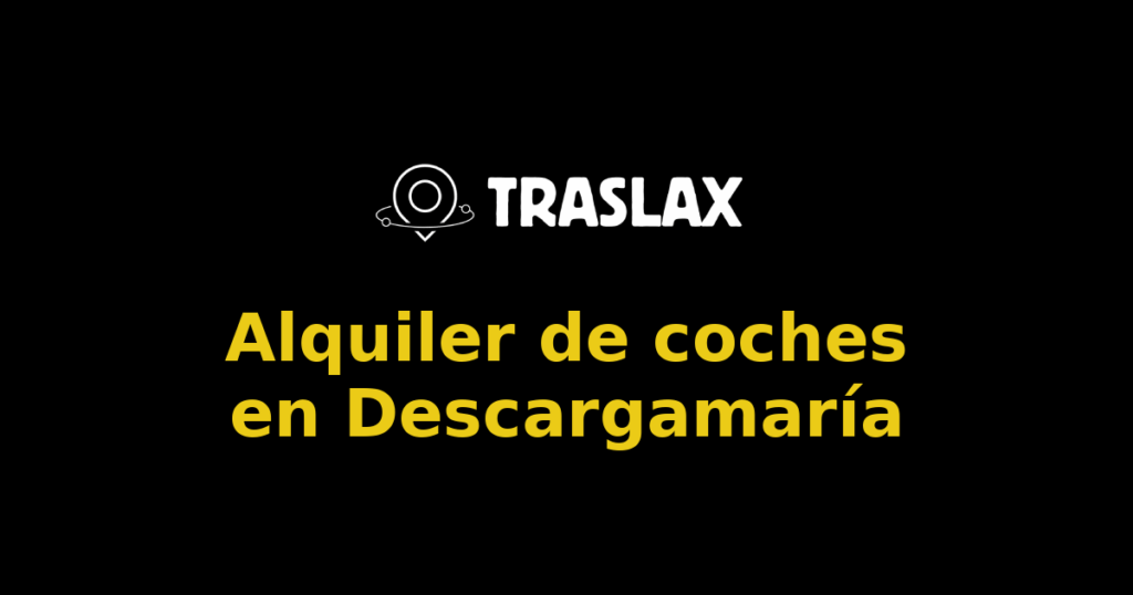 Alquiler de coches en Descargamaría