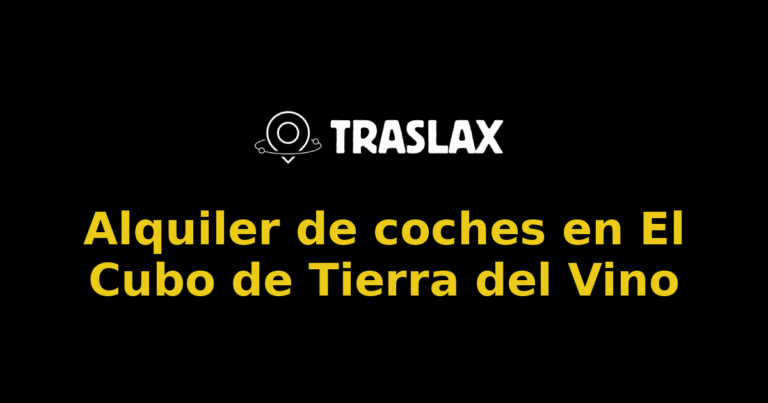 Alquiler de coches en El Cubo de Tierra del Vino