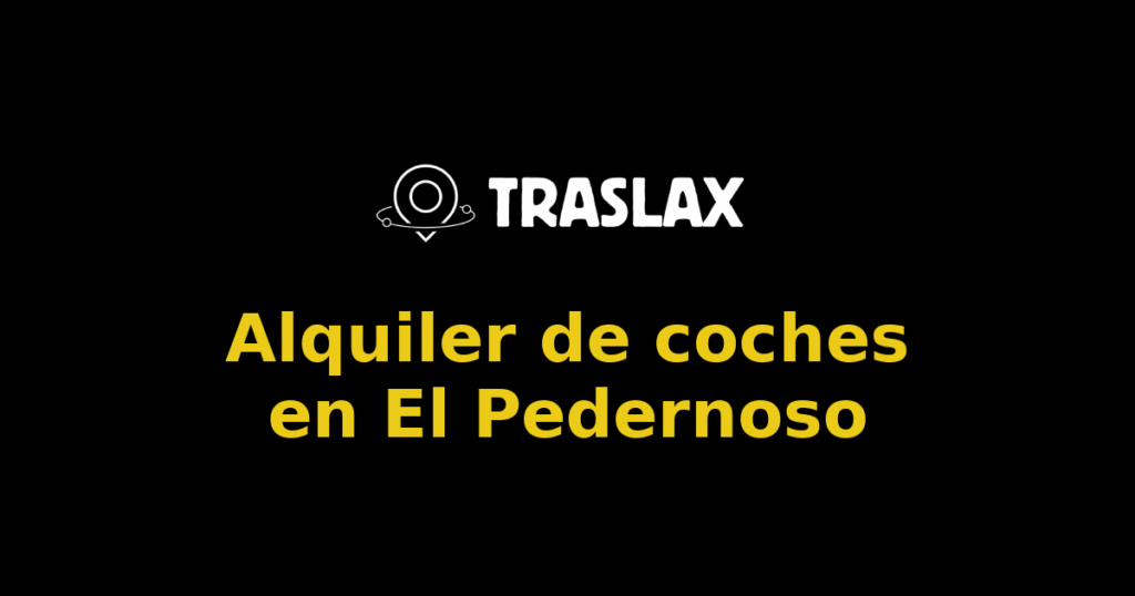 Alquiler de coches en El Pedernoso