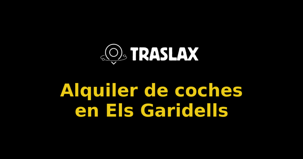 Alquiler de coches en Els Garidells