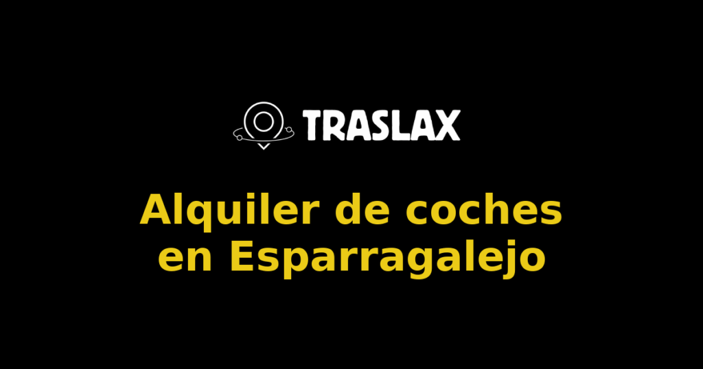 Alquiler de coches en Esparragalejo