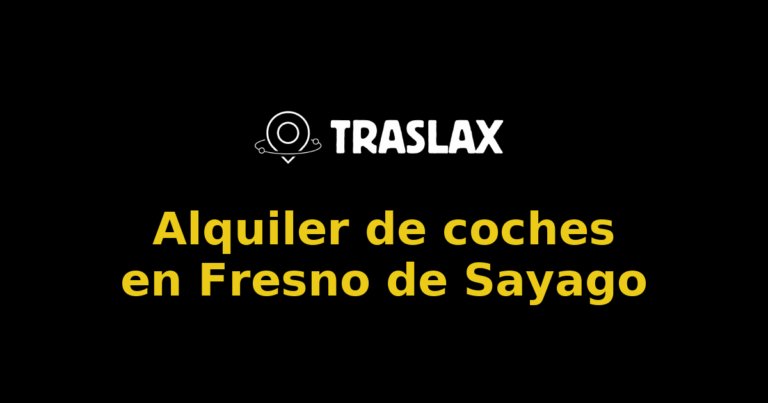 Alquiler de coches en Fresno de Sayago