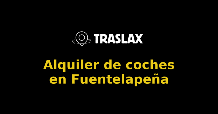 Alquiler de coches en Fuentelapeña