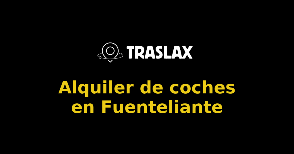 Alquiler de coches en Fuenteliante