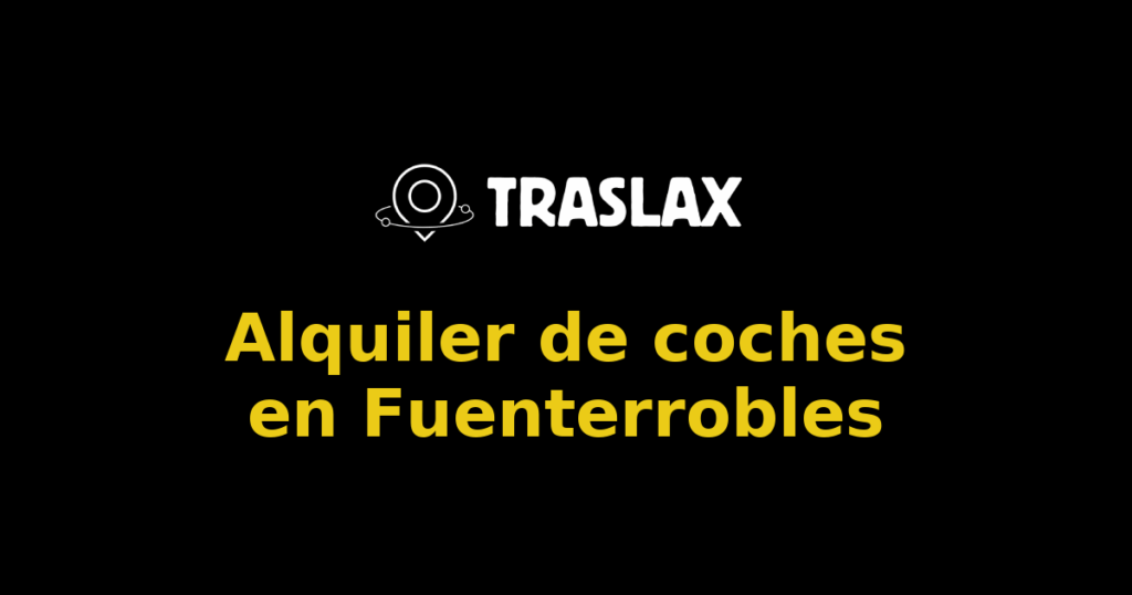 Alquiler de coches en Fuenterrobles