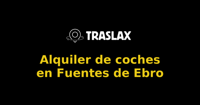 Alquiler de coches en Fuentes de Ebro