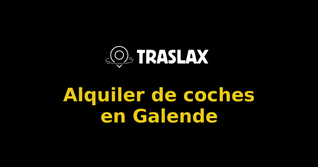 Alquiler de coches en Galende