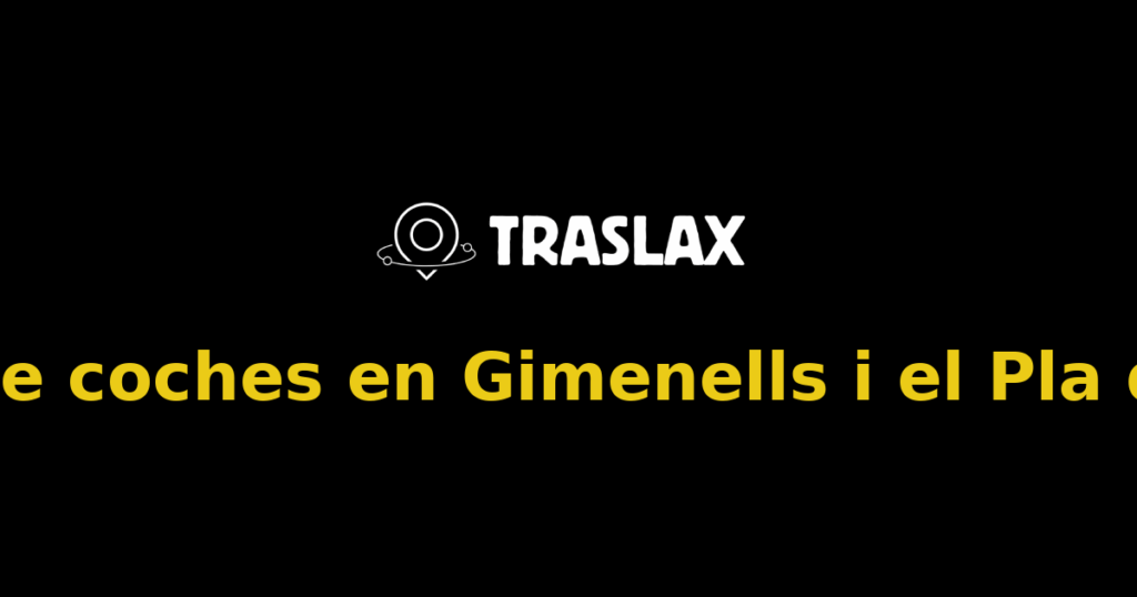 Alquiler de coches en Gimenells i el Pla de la Font