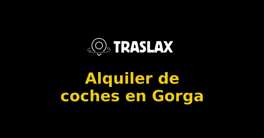 Alquiler de coches en Gorga