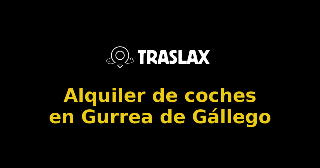 Alquiler de coches en Gurrea de Gállego