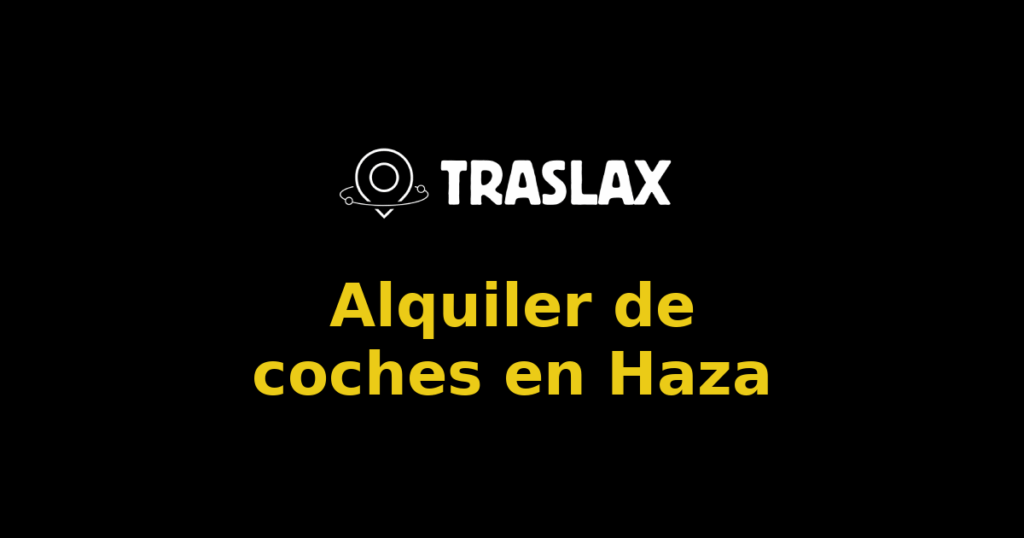 Alquiler de coches en Haza