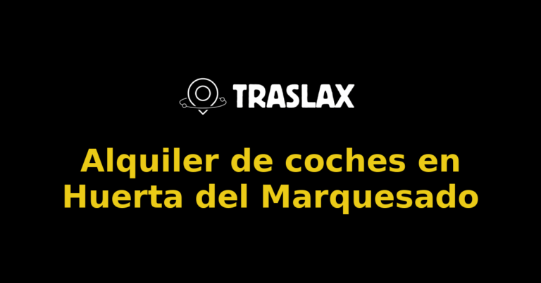 Alquiler de coches en Huerta del Marquesado