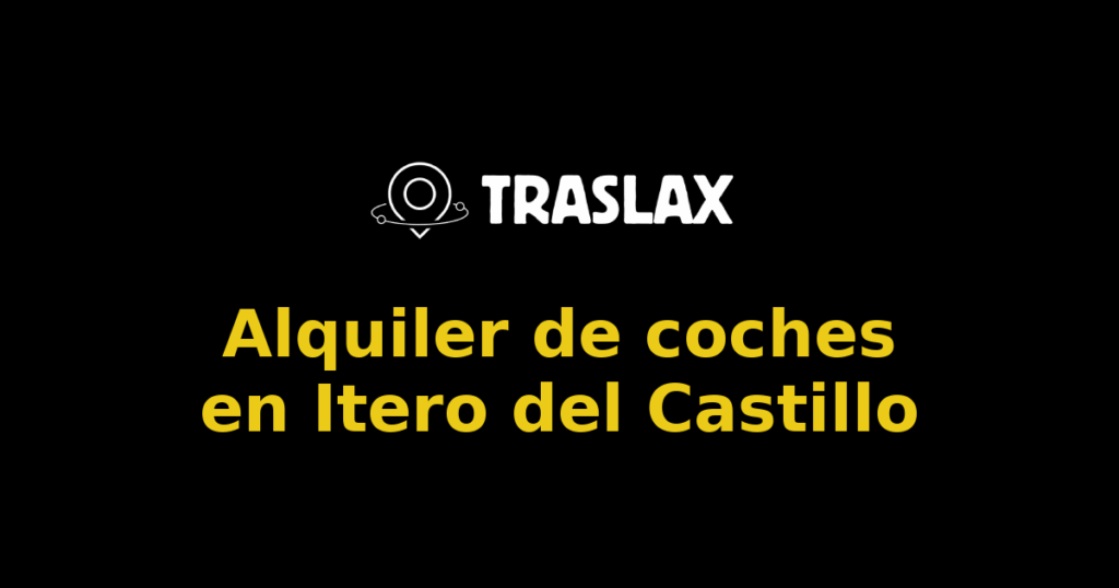Alquiler de coches en Itero del Castillo