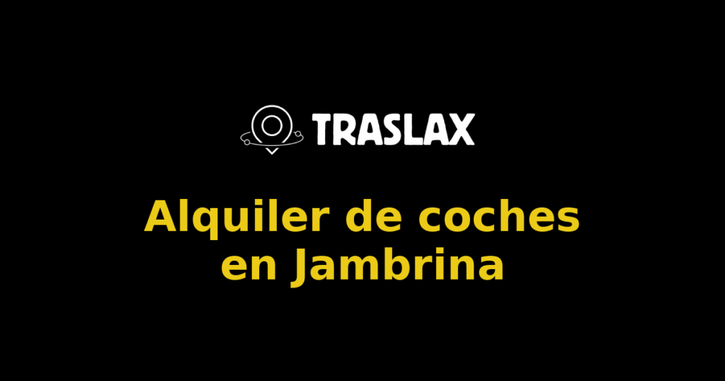 Alquiler de coches en Jambrina