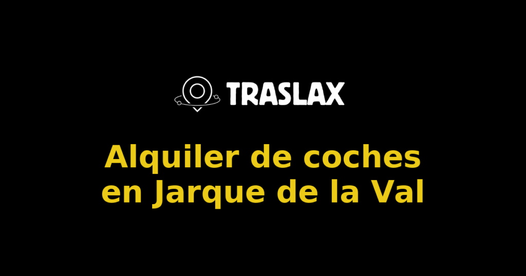 Alquiler de coches en Jarque de la Val